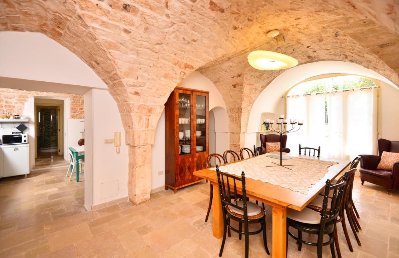 Terra Sessana Ville E Trullo Con Piscina Privata ออสตูนี ภายนอก รูปภาพ